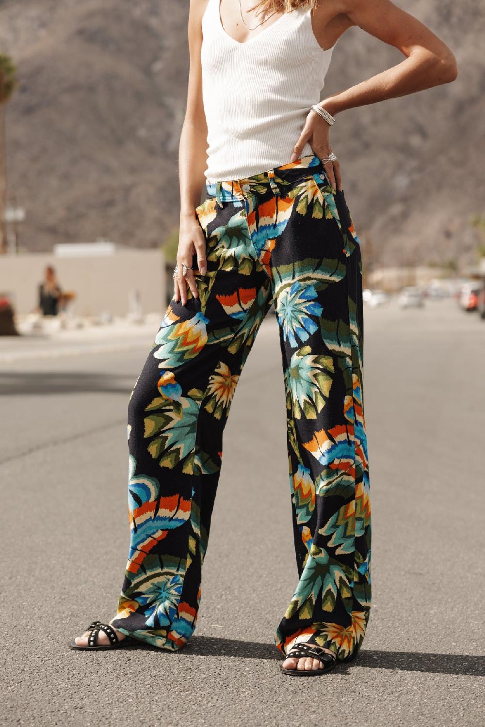 Freeman T. Porter Agatha Parrot Pantalon Large Femme Peacoat