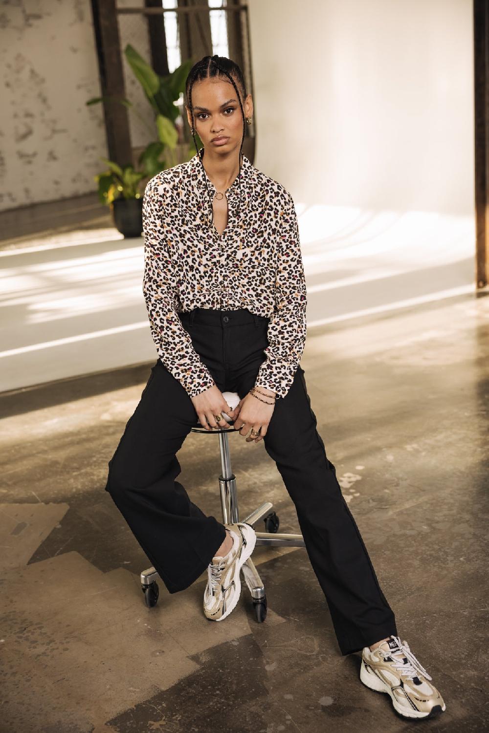 Freeman T. Porter Agatha Polyneo Pantalon Large Femme Black