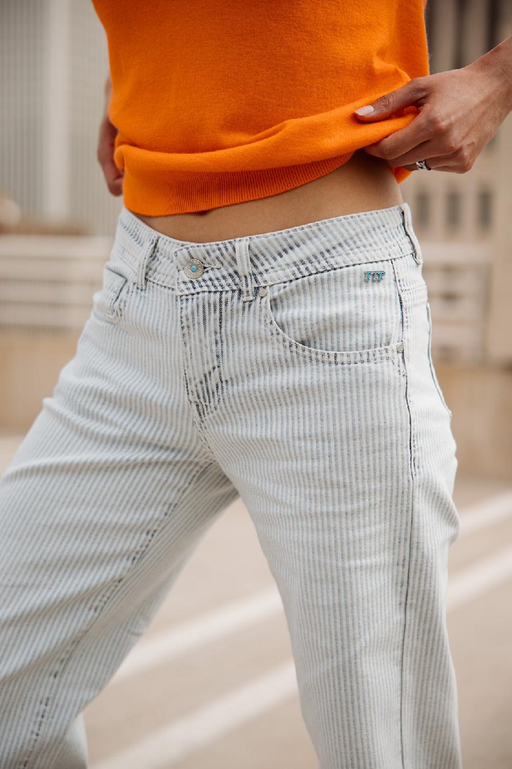 Freeman T. Porter Agatha SDM Jeans Large Femme Bossanova