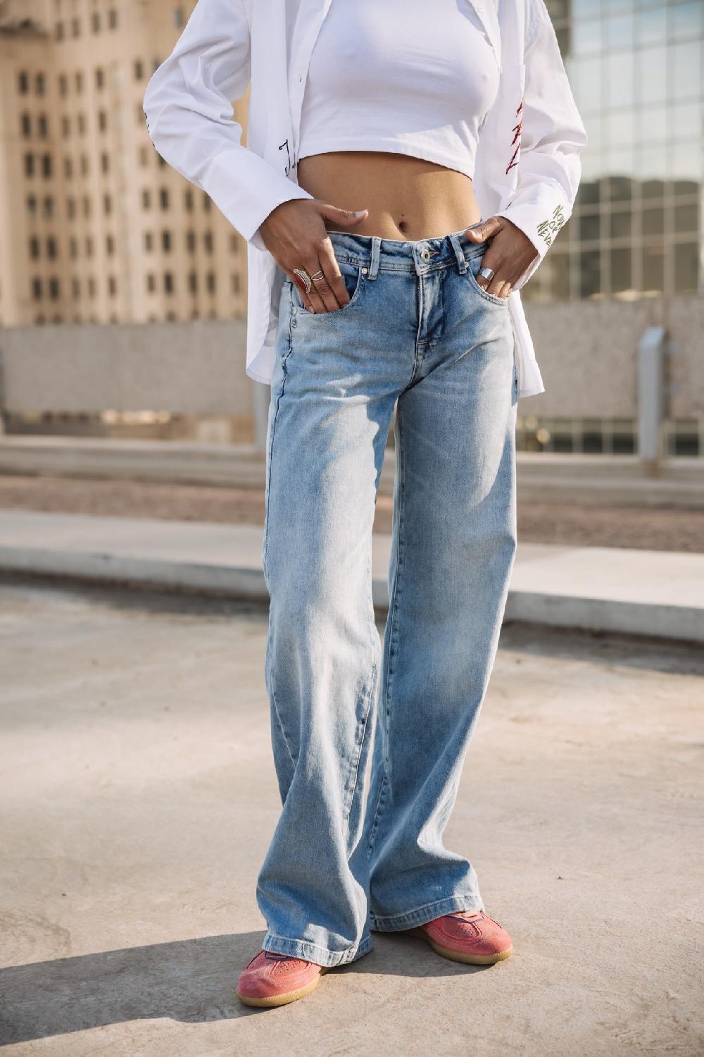 freeman t. porter Agatha SDM Jeans large Femme palermo med