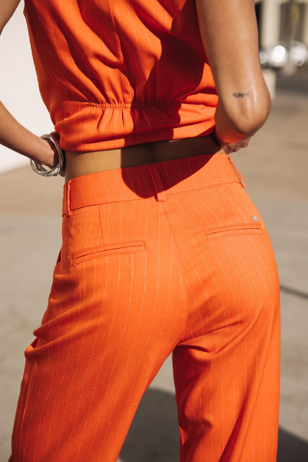 Freeman T. Porter Alba Cairo Pantalon Taille Haute Femme Tigerlily