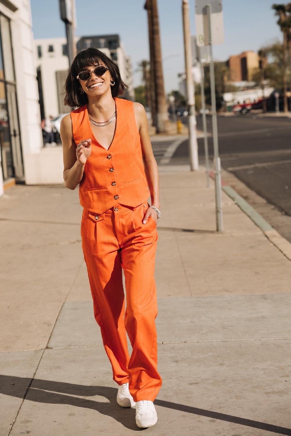 freeman t. porter Alba Cairo Pantalon taille haute Femme tigerlily