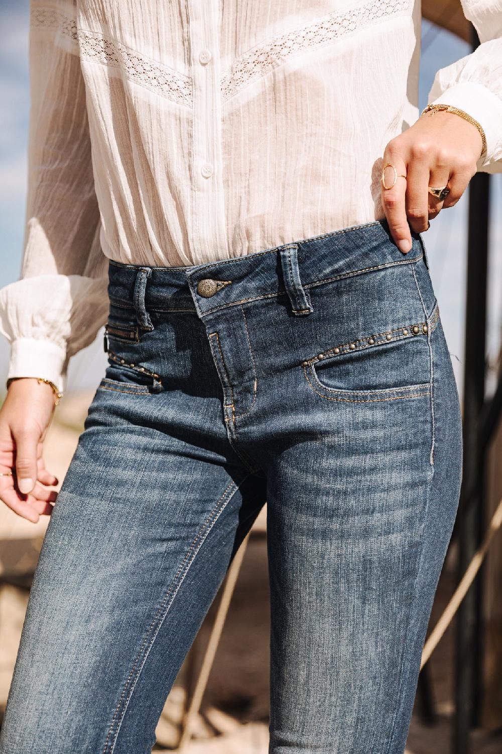 Freeman T. Porter Alexa Cropped S-SDM Jeans Slim Femme Fever