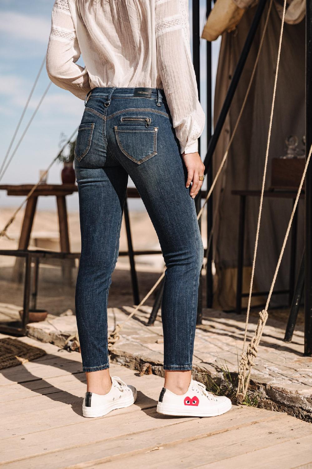 Freeman T. Porter Alexa Cropped S-SDM Jeans Slim Femme Fever