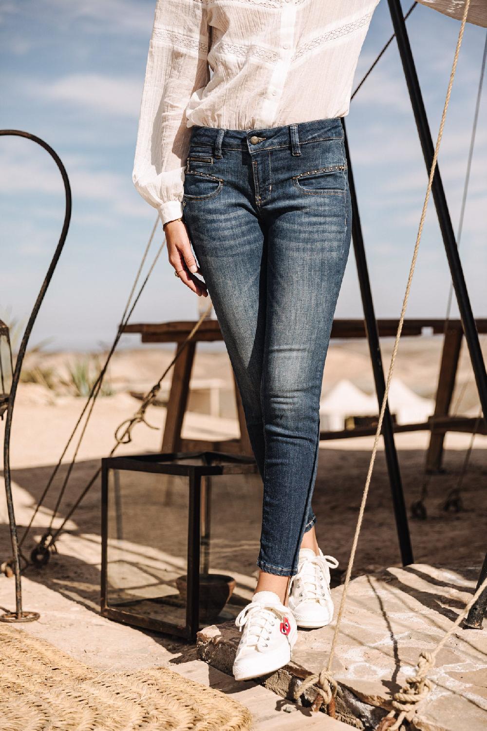 freeman t. porter Alexa Cropped S-SDM Jeans slim Femme fever