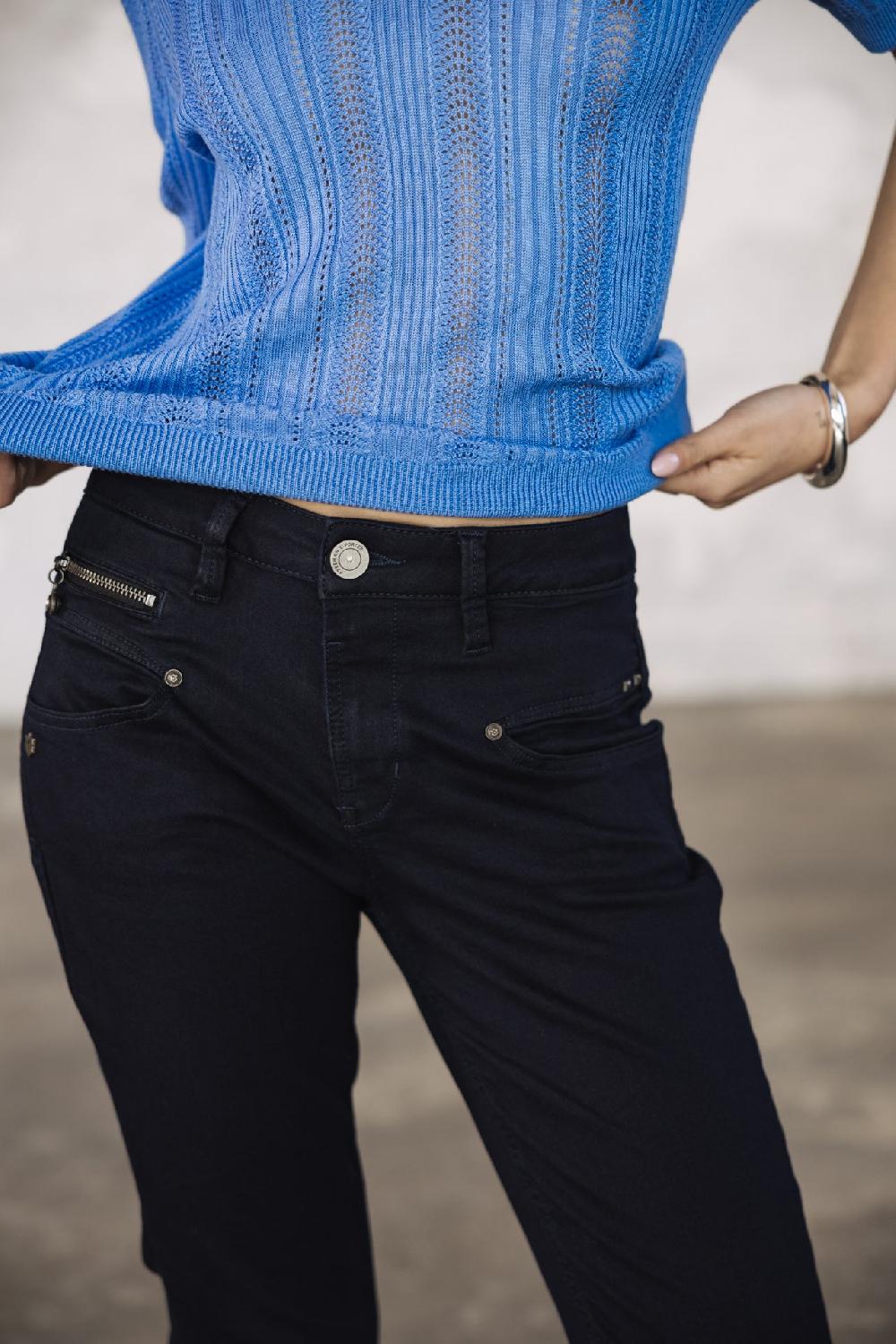 Freeman T. Porter Alexa High Waist Cropped S-SDM Jeans Slim Femme Flora