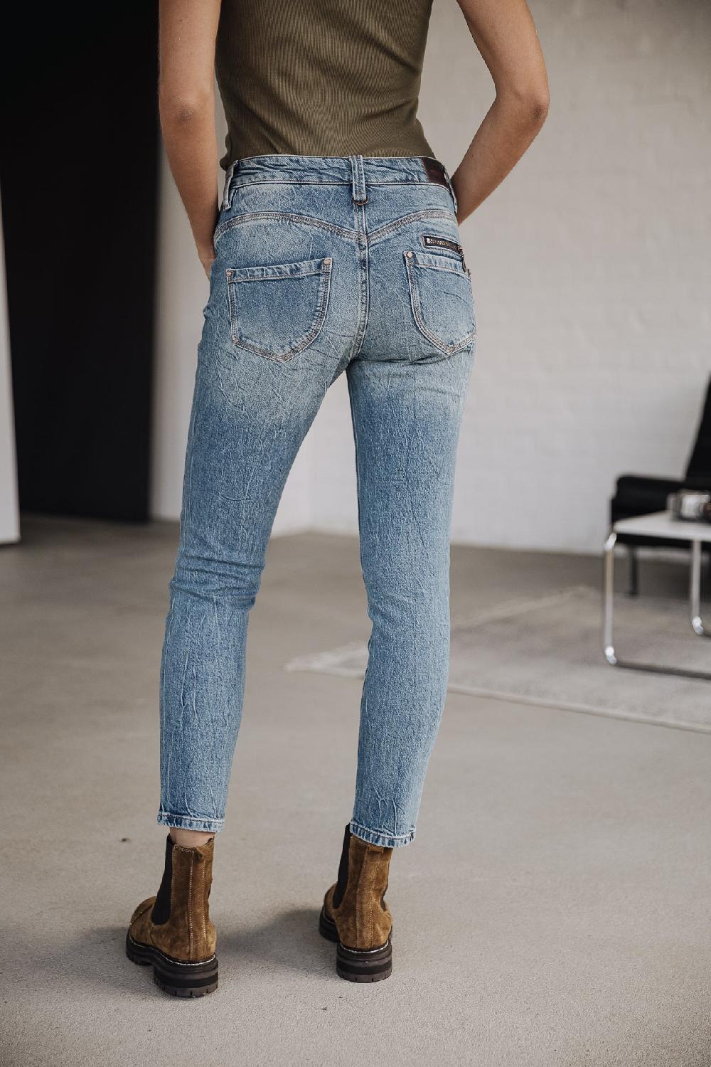 Freeman T. Porter Alexa High Waist Cropped SDM Jeans Slim Femme Bocaina