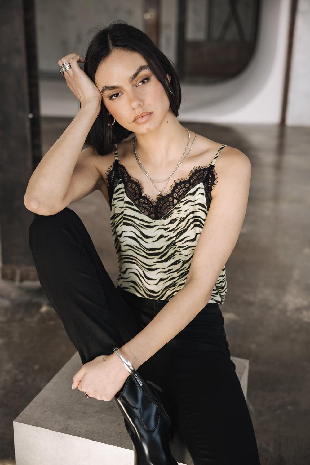 Freeman T. Porter Alexa High Waist S-SDM Jeans Slim Femme Black