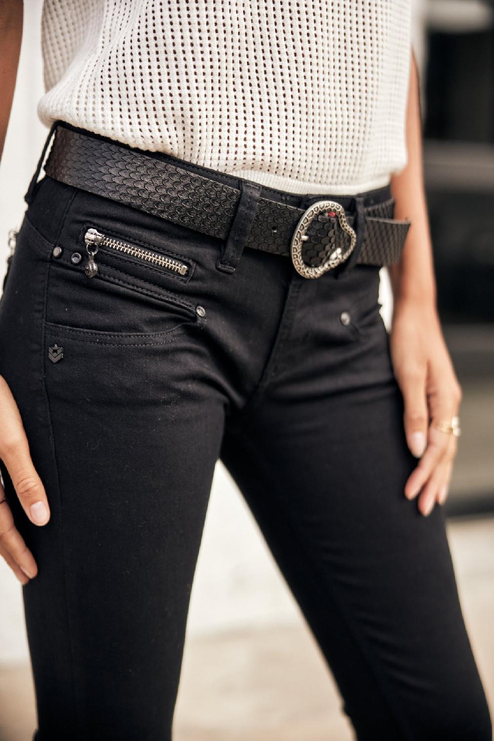 Freeman T. Porter Alexa Slim S-SDM Jeans Slim Femme Black