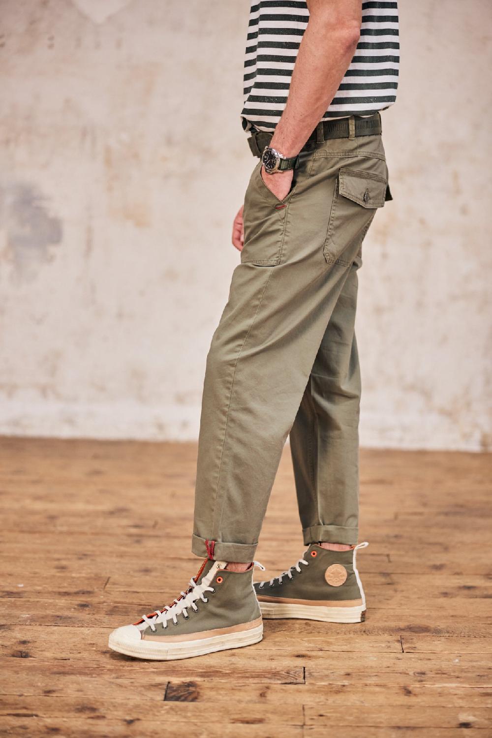 Freeman T. Porter Alexis Yago Pantalon Workwear Homme Deep Lichen Green