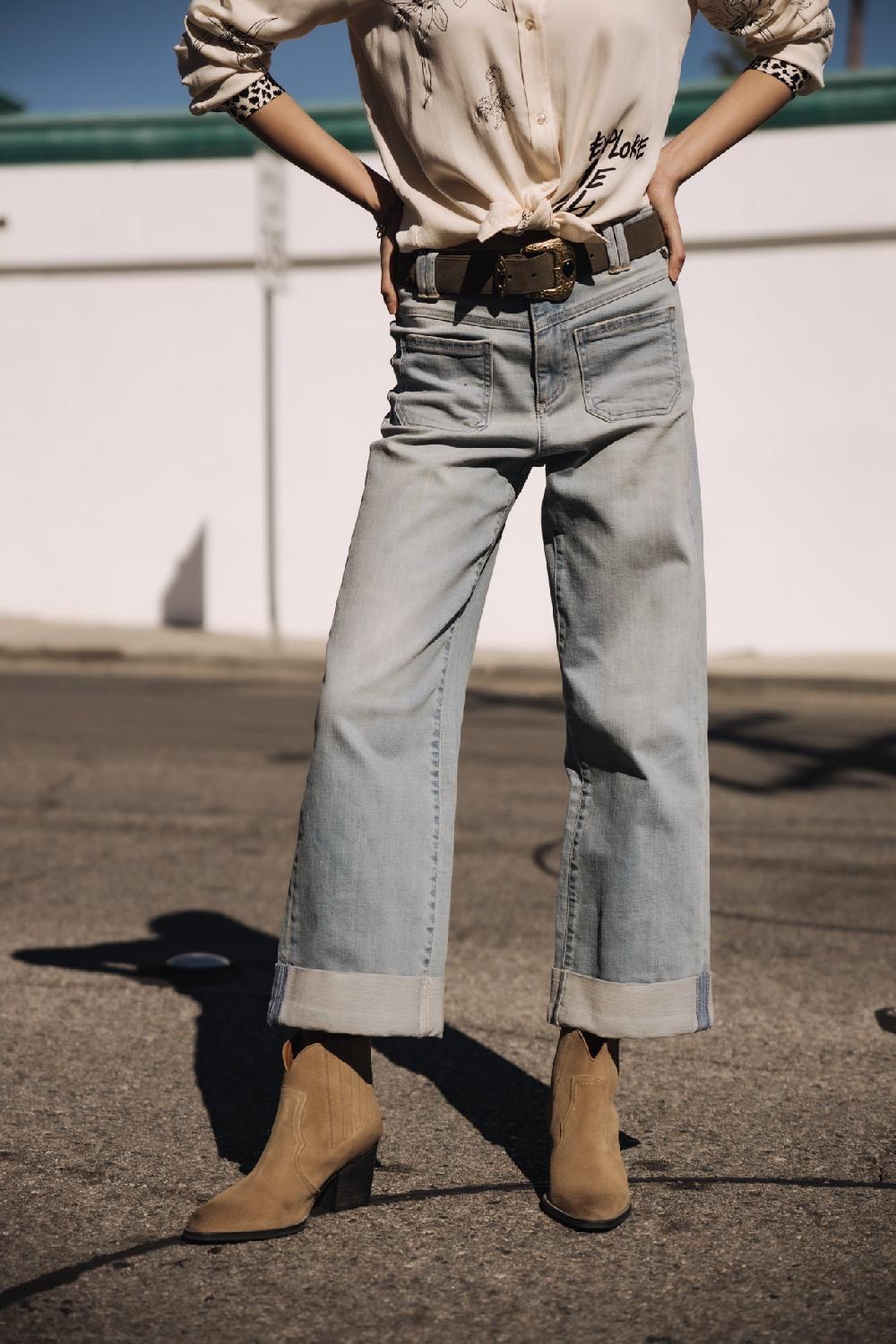 freeman t. porter Alice Jeans cropped large Femme solar freeman t. porter Alice Jeans cropped large Femme solar