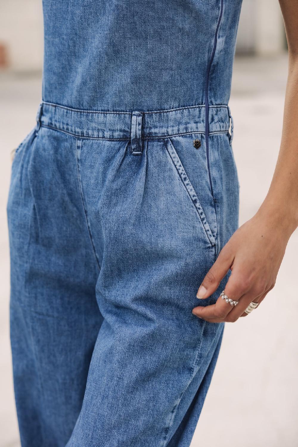 Freeman T. Porter Amalia Denim Combinaison City Femme Manzana Med