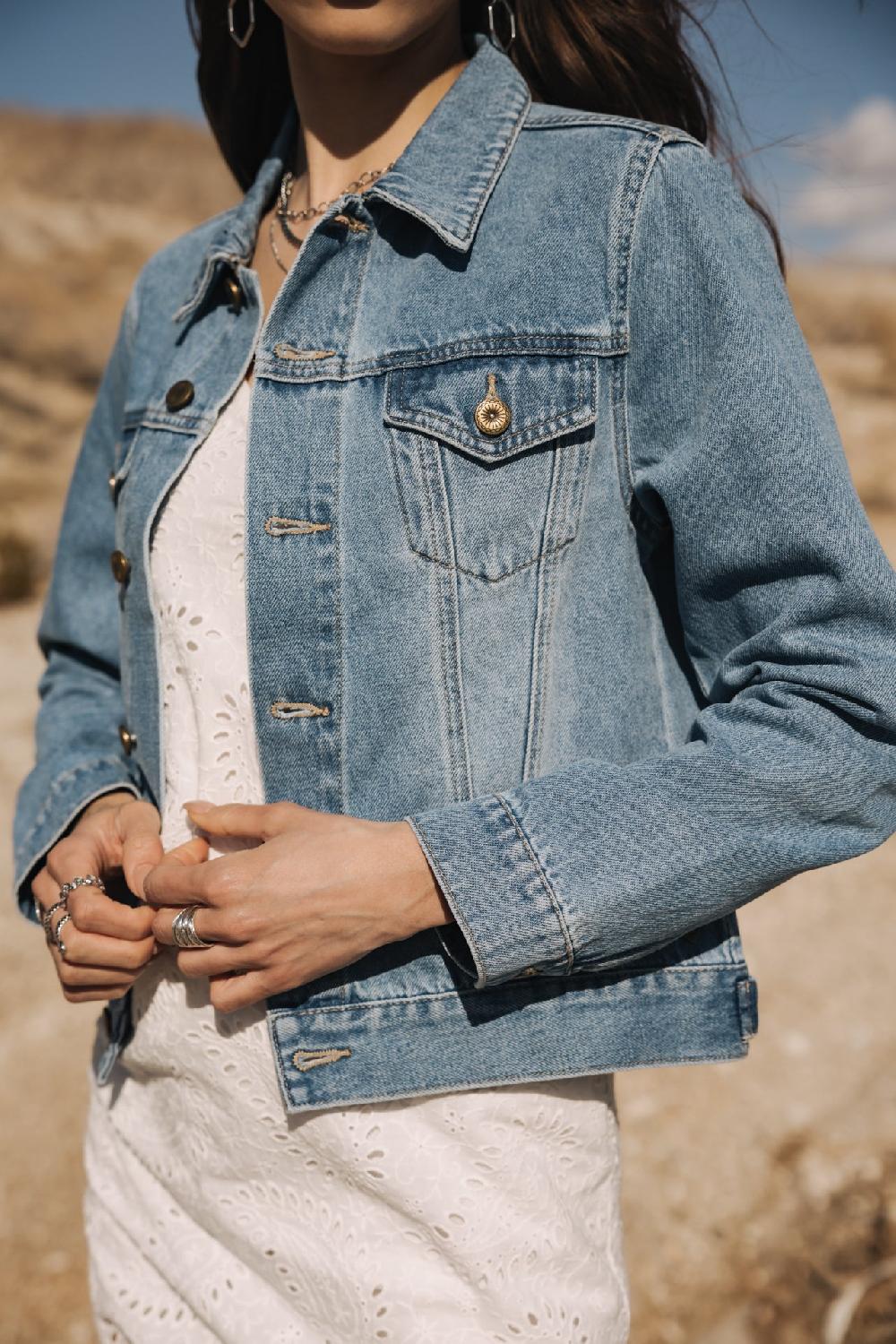 Freeman T. Porter Amber Denim Veste En Denim Femme Jaori