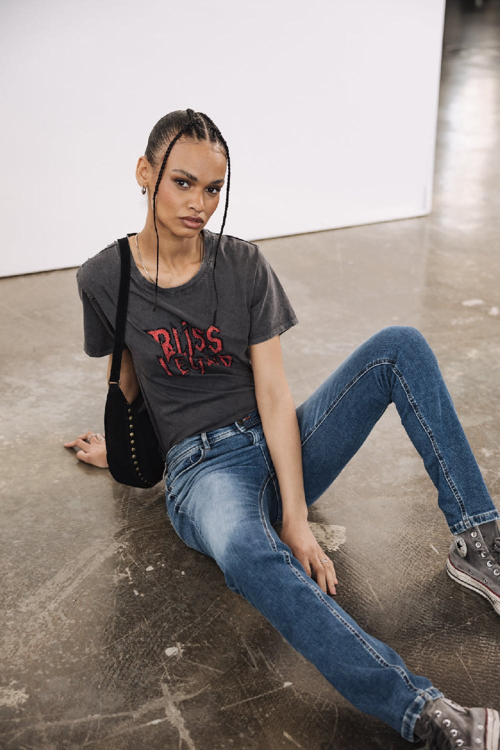 Freeman T. Porter Angel S-SDM Jeans Slim Femme Saopolo Med