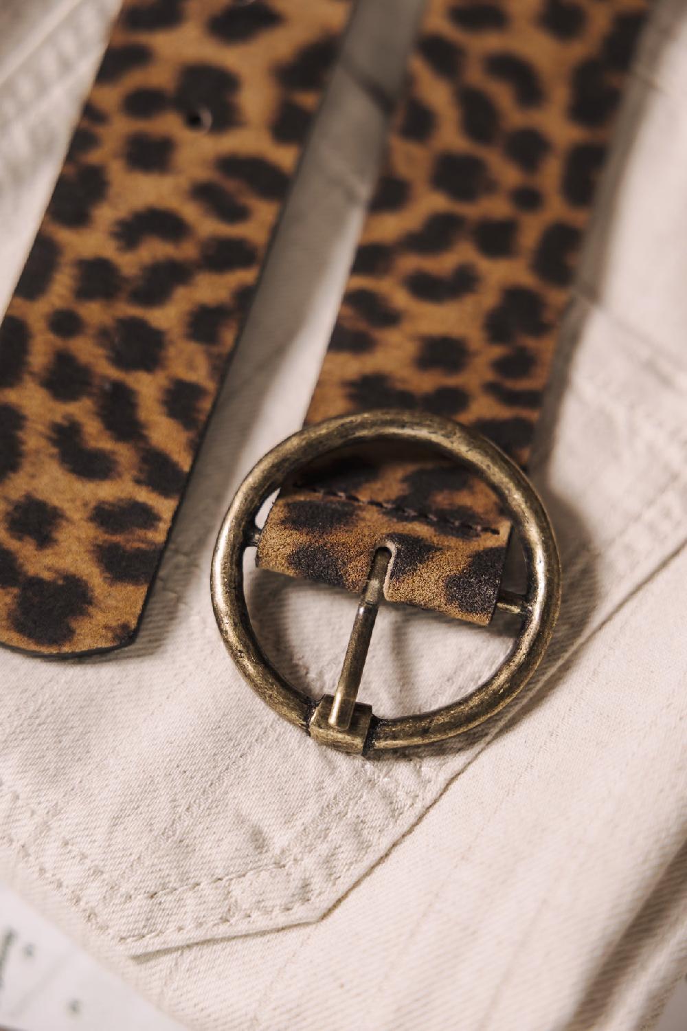 Freeman T. Porter Angelisa Leo Ceinture En Cuir Femme Camel