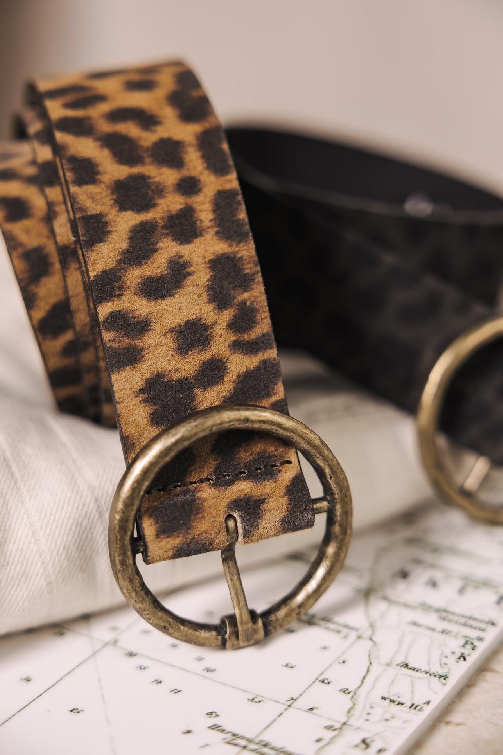 Freeman T. Porter Angelisa Leo Ceinture En Cuir Femme Camel