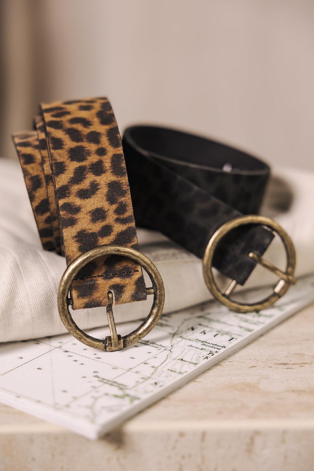 Freeman T. Porter Angelisa Leo Ceinture En Cuir Femme Camel