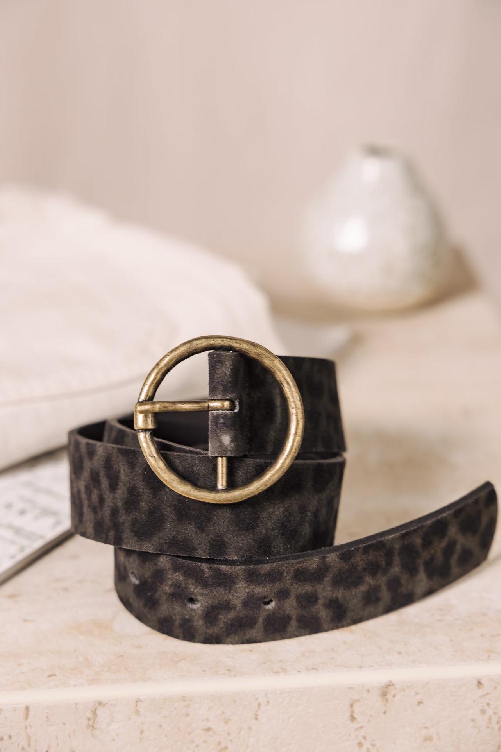 Freeman T. Porter Angelisa Leo Ceinture En Cuir Femme Khaki