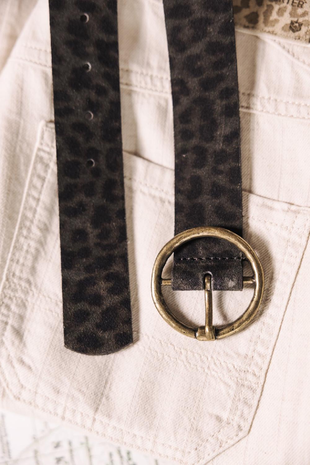 Freeman T. Porter Angelisa Leo Ceinture En Cuir Femme Khaki