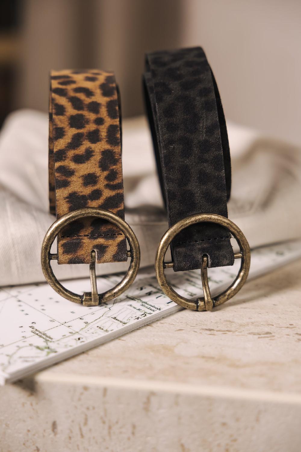 Freeman T. Porter Angelisa Leo Ceinture En Cuir Femme Khaki