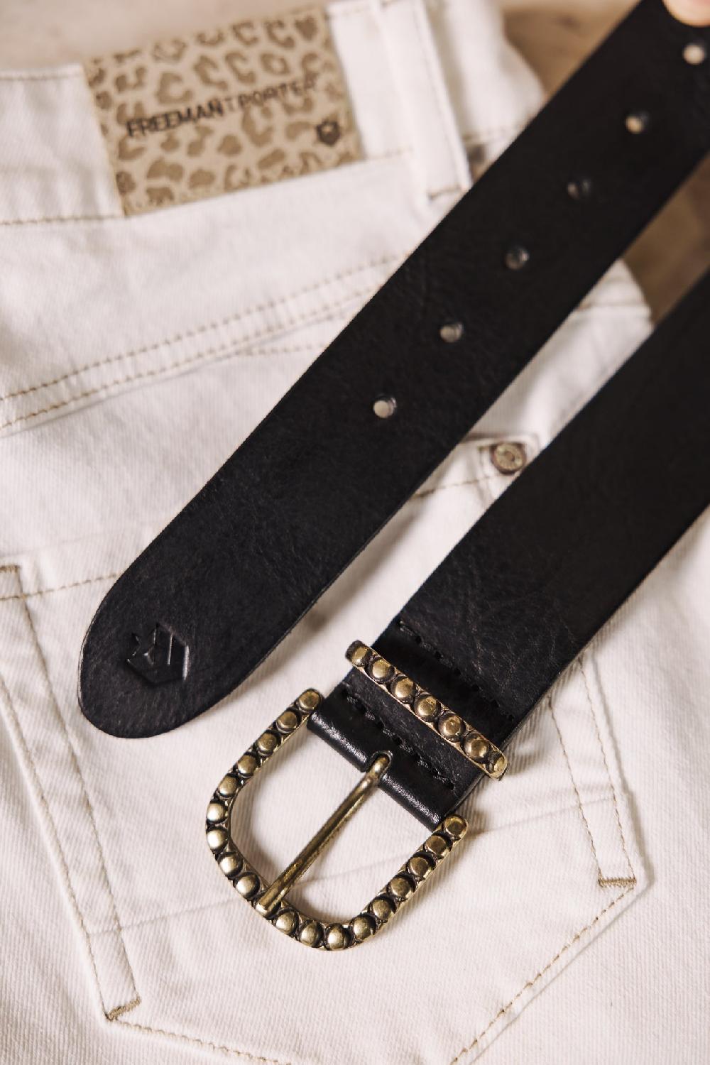 Freeman T. Porter Annie Ceinture En Cuir Femme Black