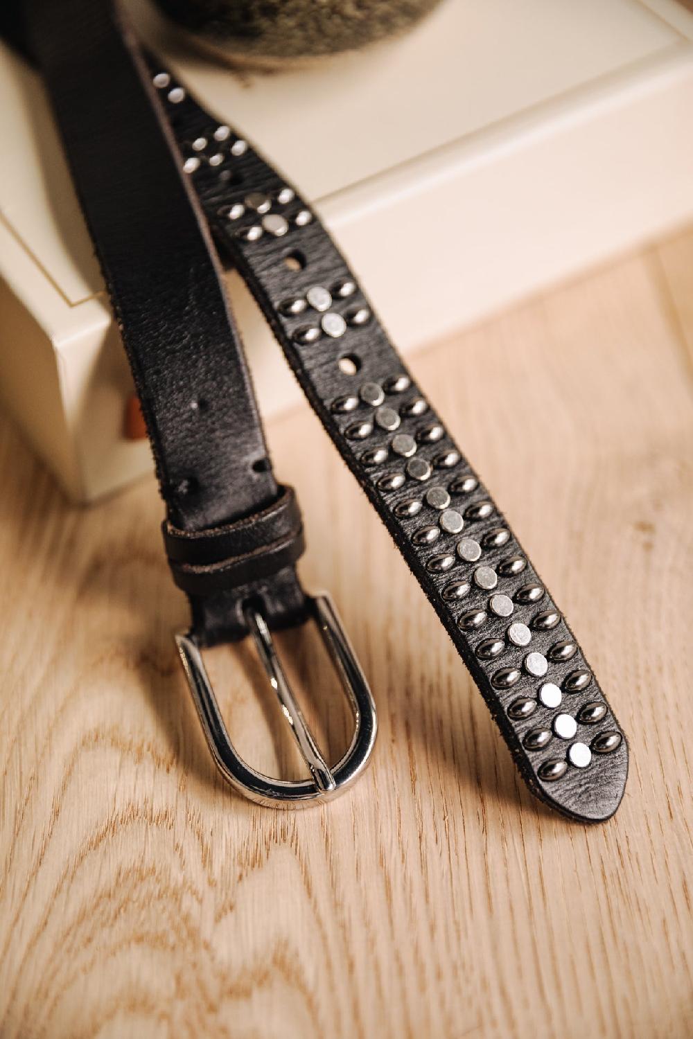 Freeman T. Porter Asdrig Ceinture En Cuir Femme Black