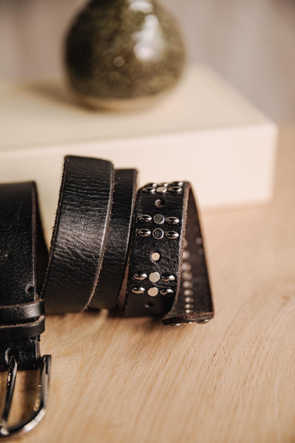 Freeman T. Porter Asdrig Ceinture En Cuir Femme Black