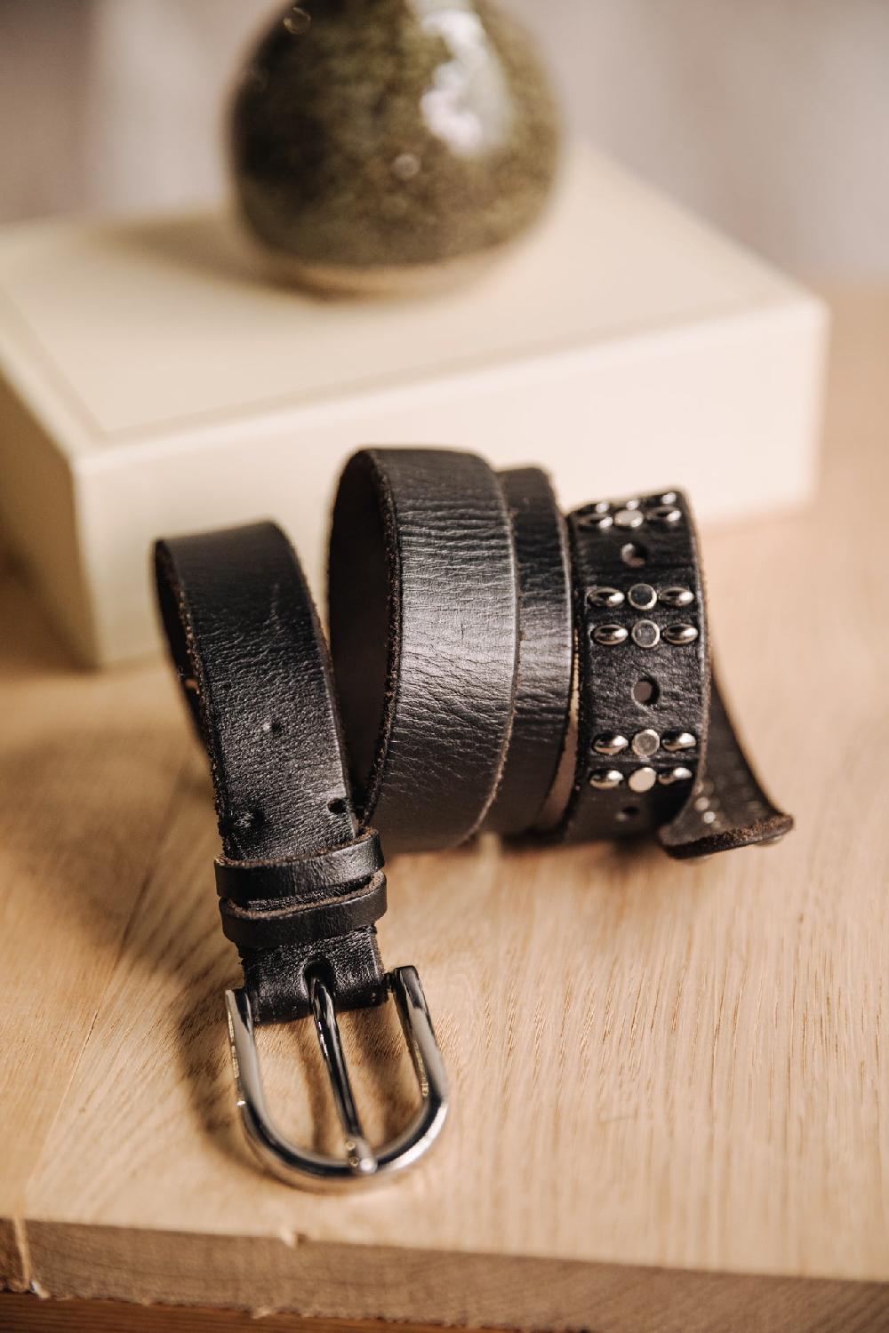 freeman t. porter Asdrig Ceinture en cuir Femme black