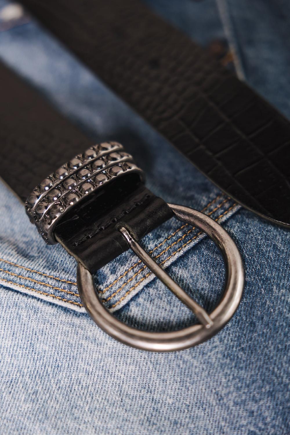 Freeman T. Porter Aubry Ceinture En Cuir Femme Black