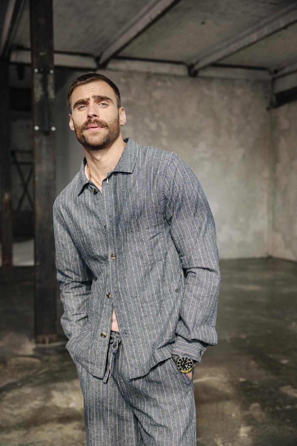 Freeman T. Porter Barney Zappy Veste Workwear Homme Indigo