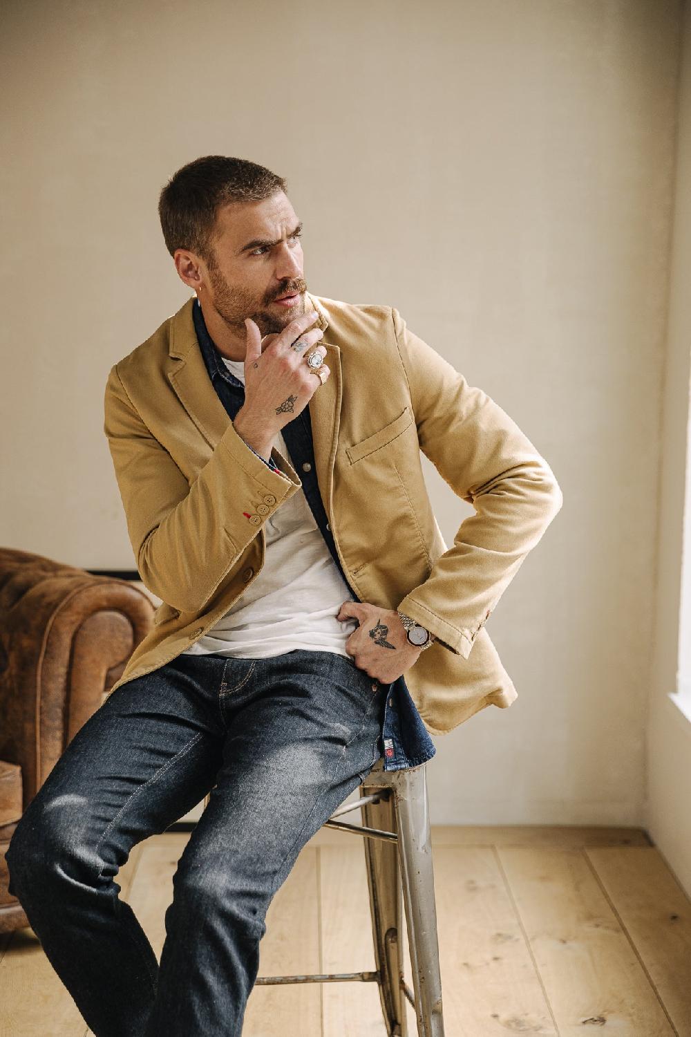 freeman t. porter Barry Epic Blazer cintré Homme kelp