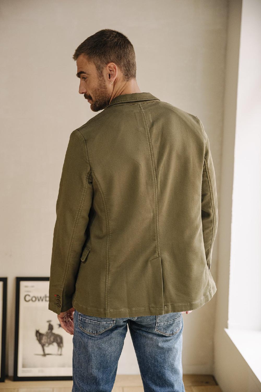 Freeman T. Porter Barry Epic Blazer Cintré Homme Olive Night