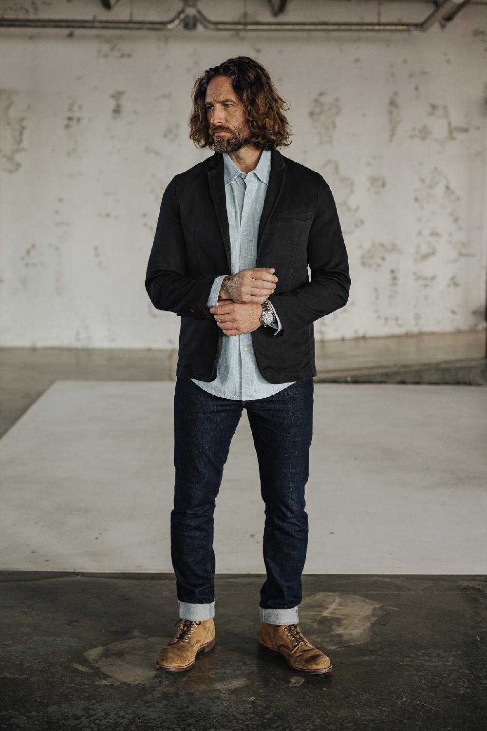 Freeman T. Porter Barry Epic Blazer Cintré Homme Total Eclipse