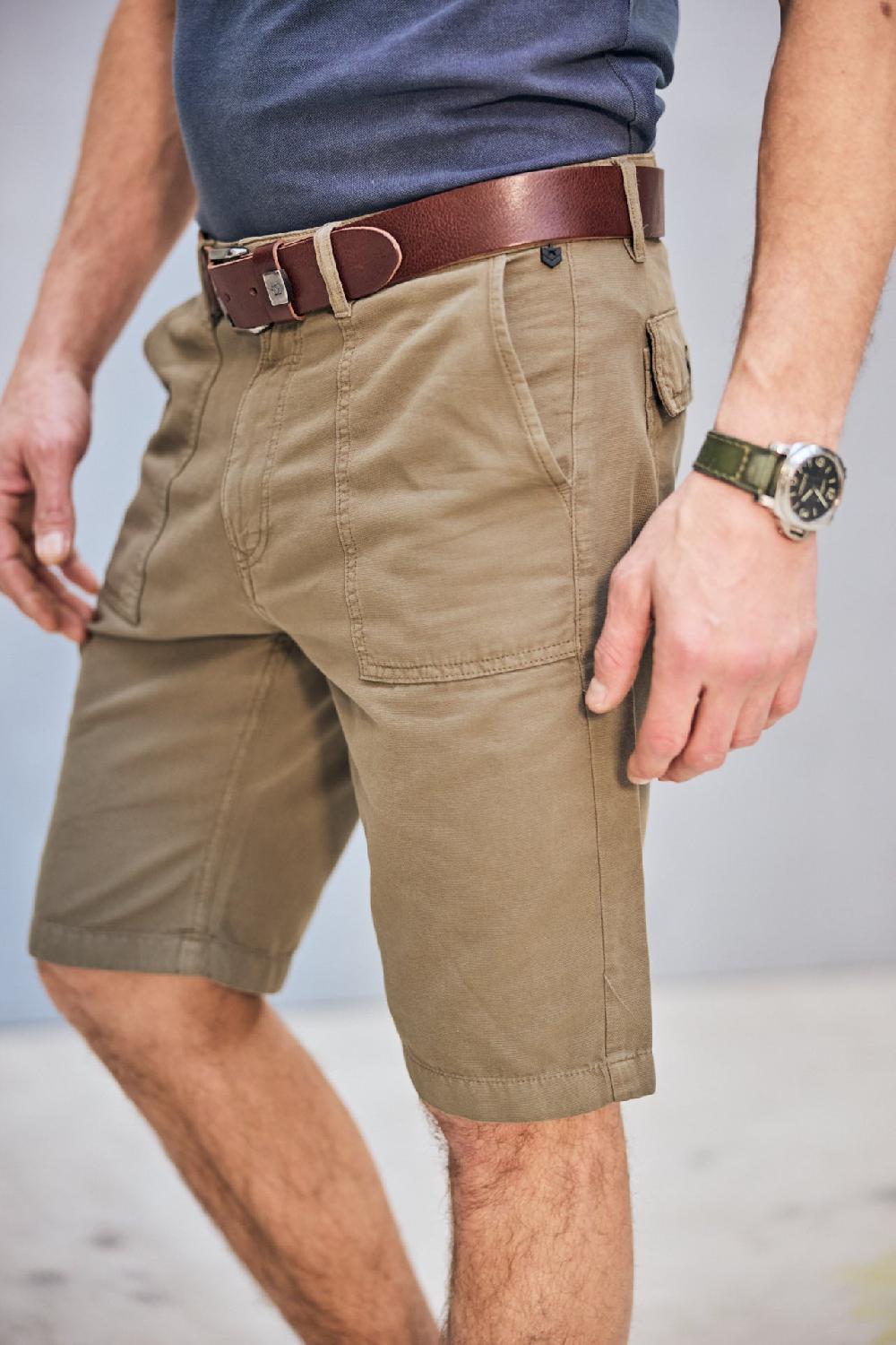 Freeman T. Porter Bastian Short Utility Short Droit Homme Dusty Olive
