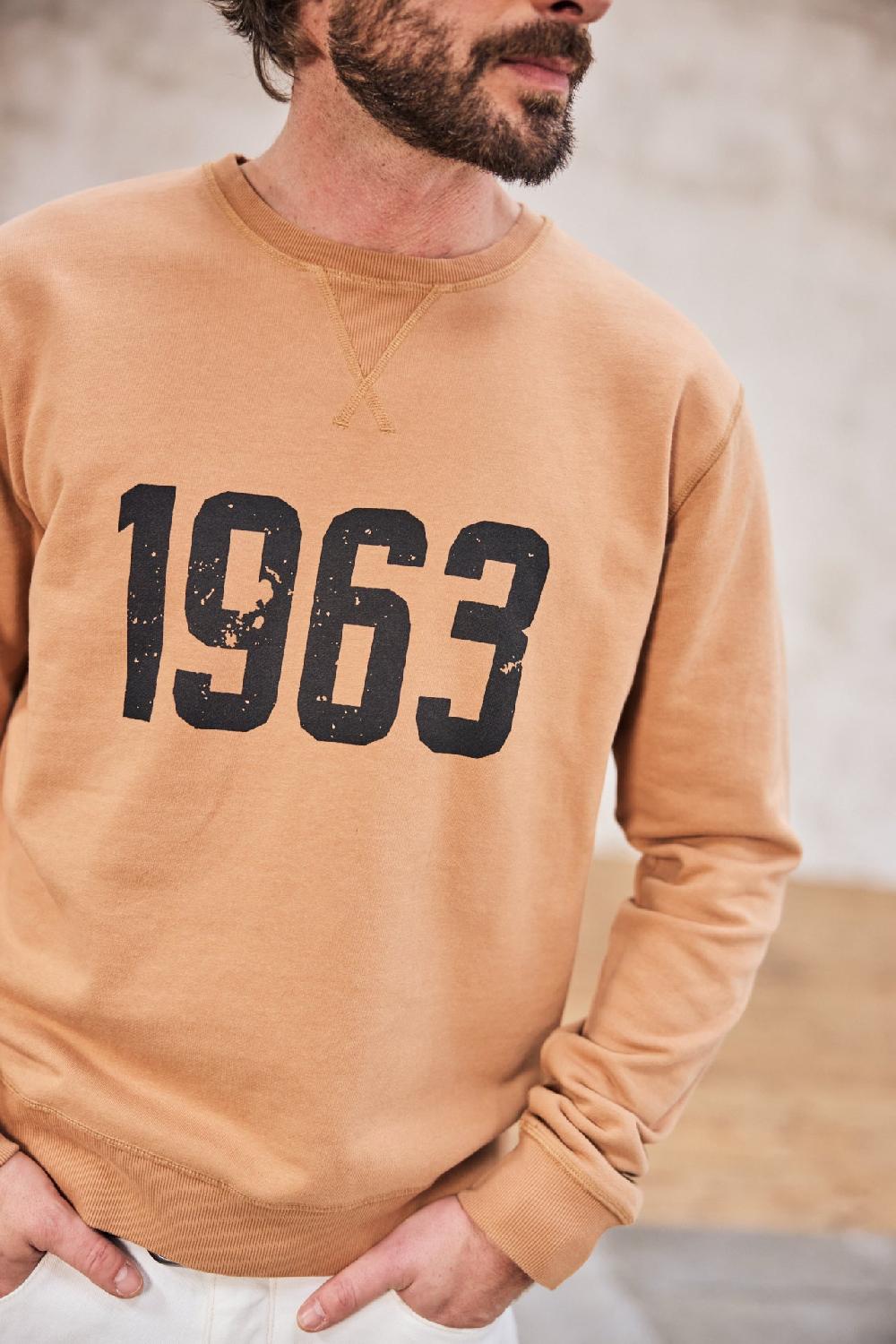 Freeman T. Porter Baton 1963 Sweat Col Rond Homme Wood Thrush