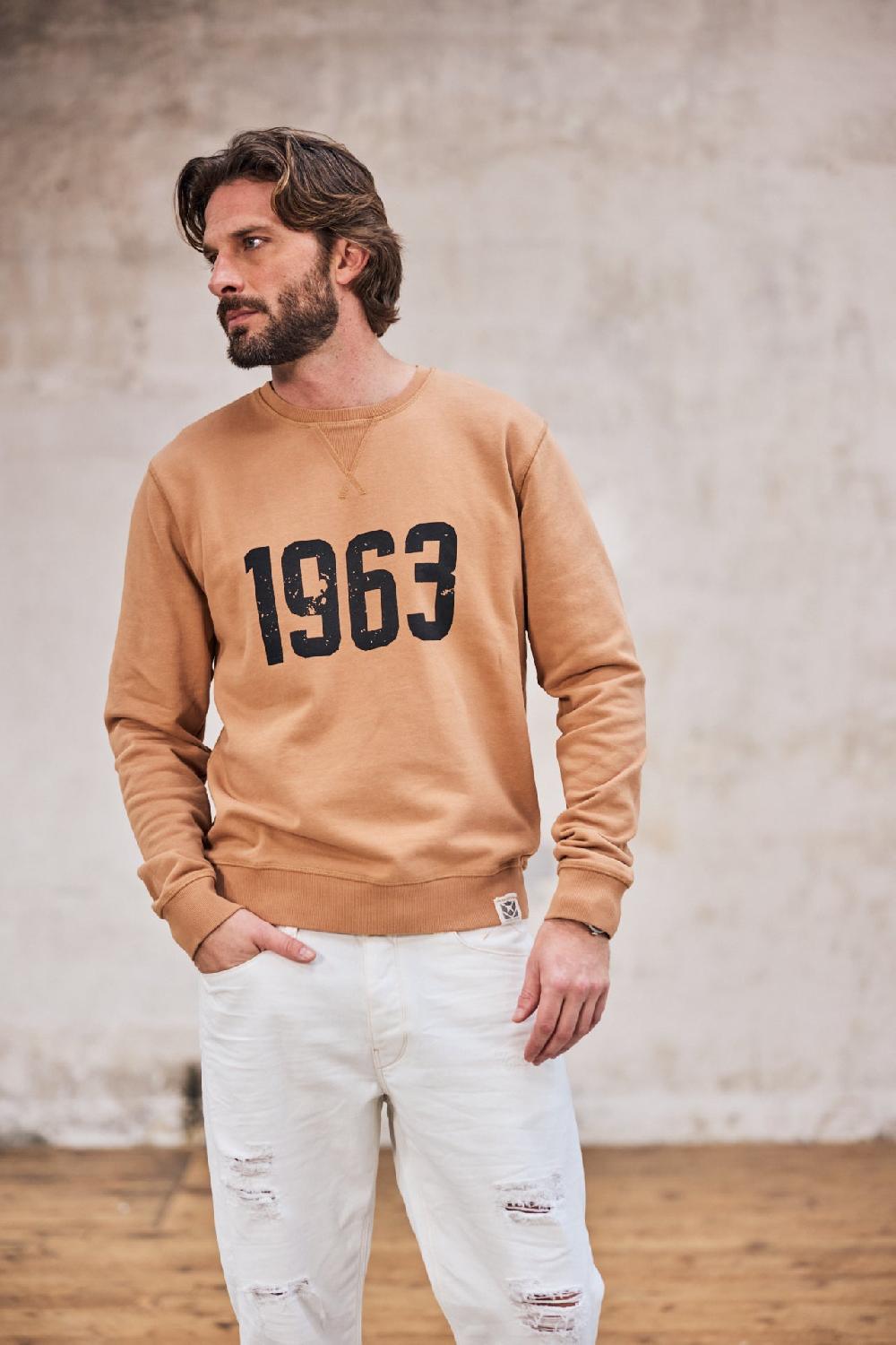 Freeman T. Porter Baton 1963 Sweat Col Rond Homme Wood Thrush