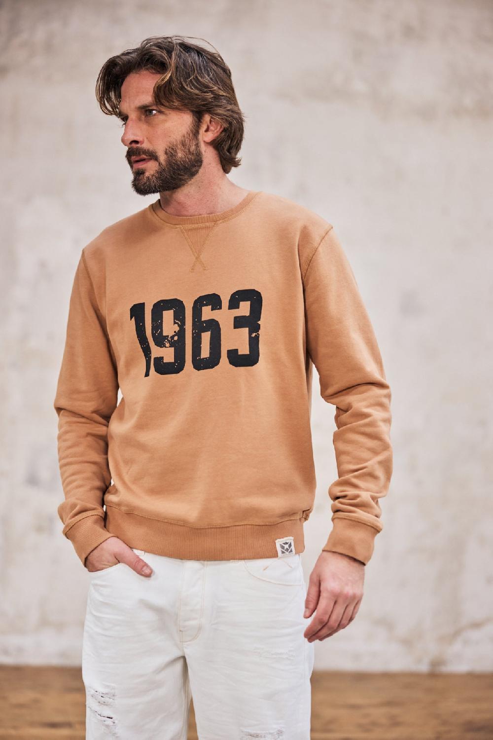 freeman t. porter Baton 1963 Sweat col rond Homme wood thrush