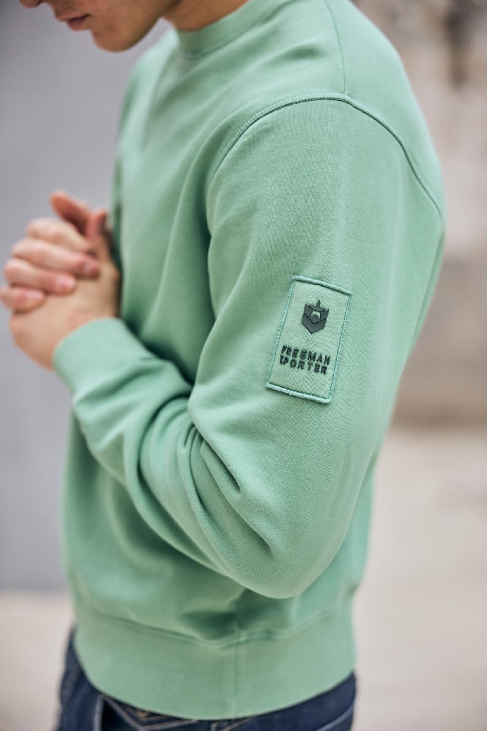 Freeman T. Porter Baton Snug Sweat Col Rond Homme Feldspar