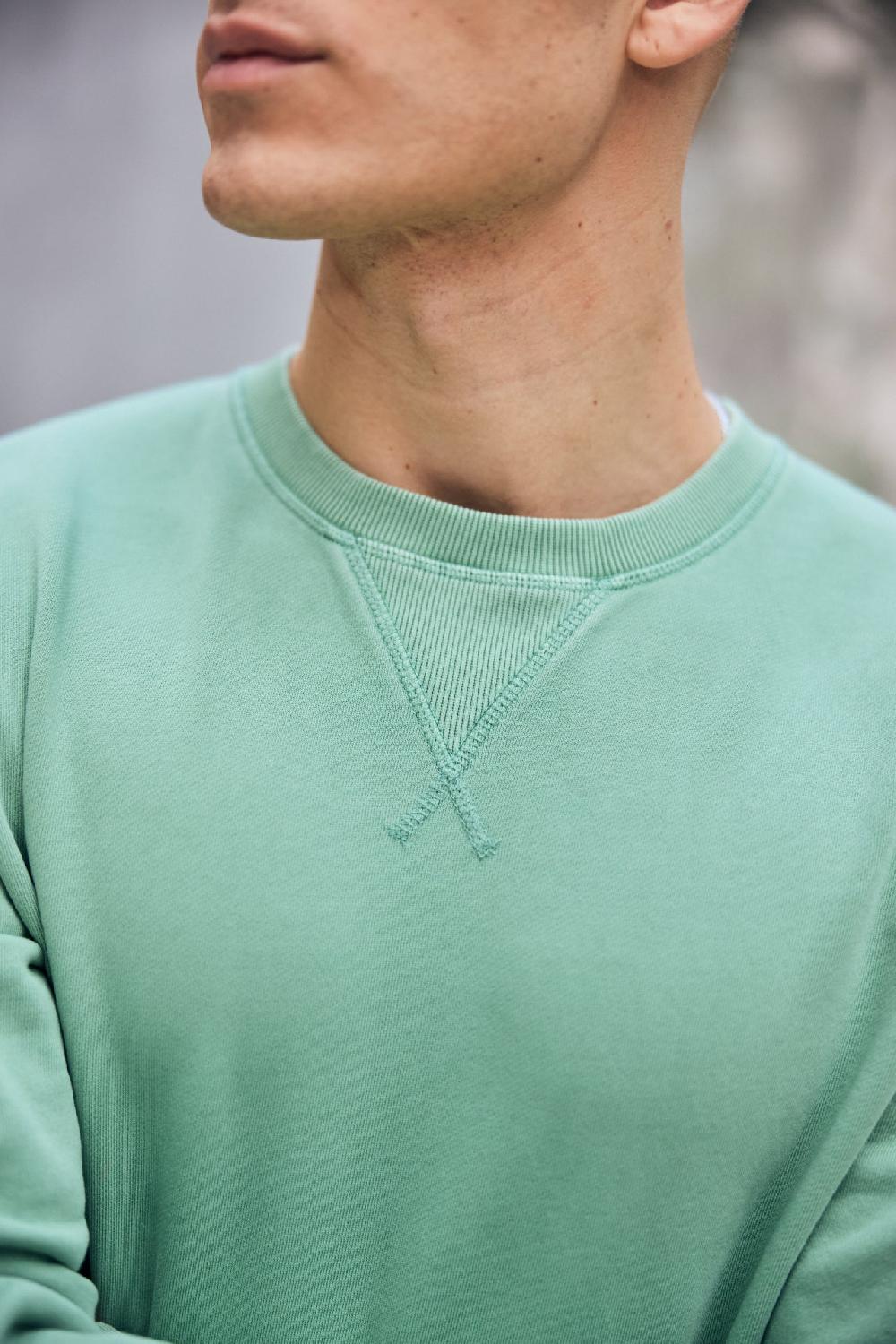 Freeman T. Porter Baton Snug Sweat Col Rond Homme Feldspar