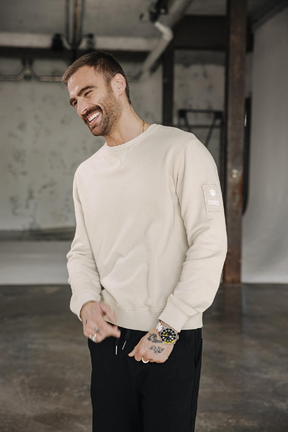 freeman t. porter Baton Snug Sweat col rond Homme overcast