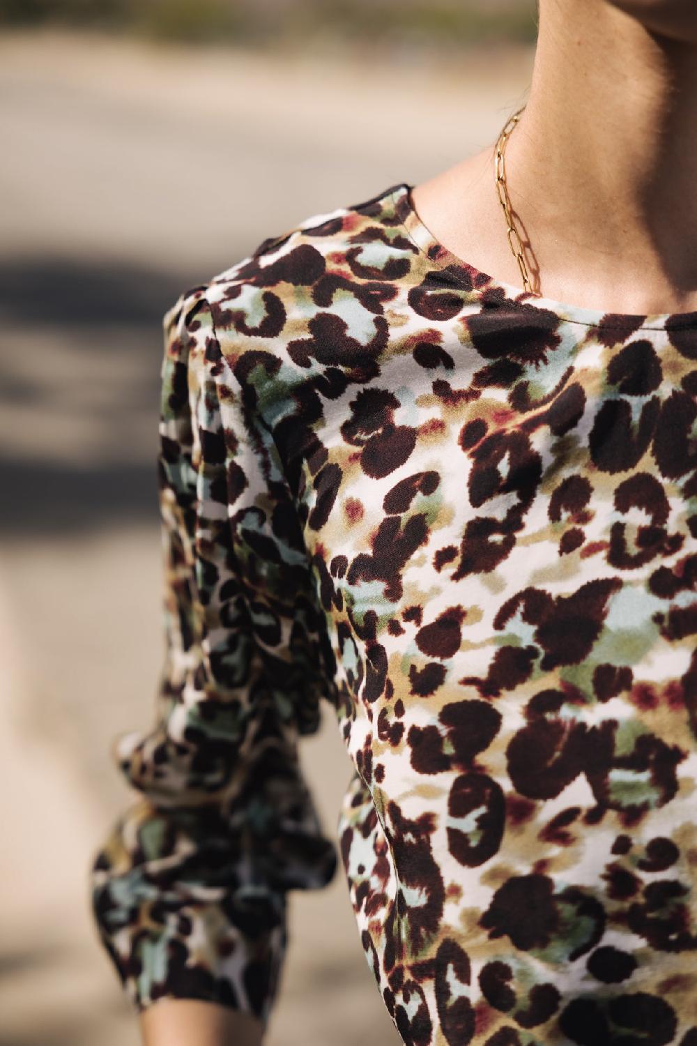 Freeman T. Porter Baylee Leo Top Décolleté Dos Femme Original