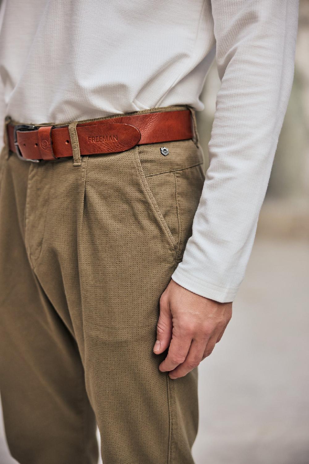 Freeman T. Porter Bruce Aras Pantalon Chino Homme Dusky Green