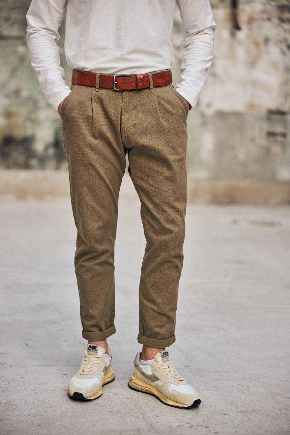 freeman t. porter Bruce Aras Pantalon chino Homme dusky green