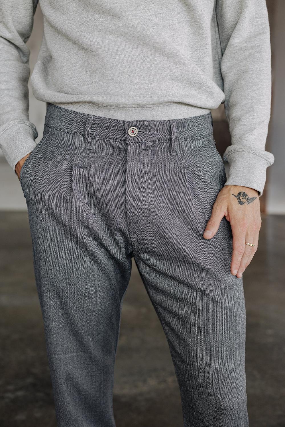 freeman t. porter Bruce Call Pantalon chino Homme steel gray