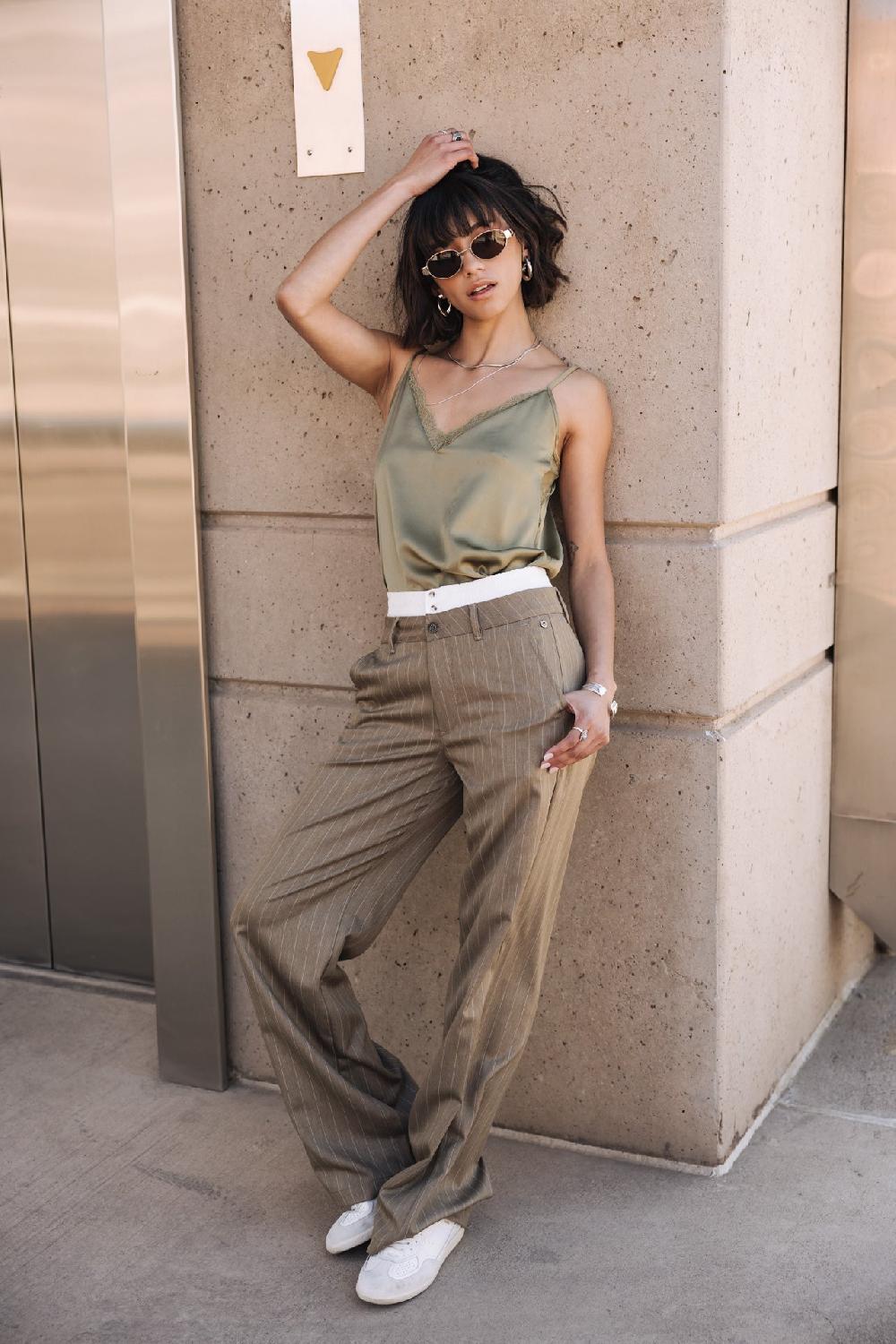 Freeman T. Porter Carlita Cairo Pantalon Double Ceinture Femme Overland Trek