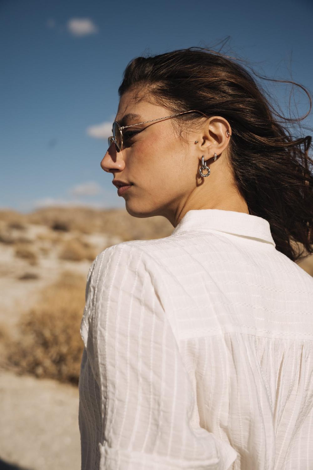 Freeman T. Porter Carmelia Chemise Courte Femme White