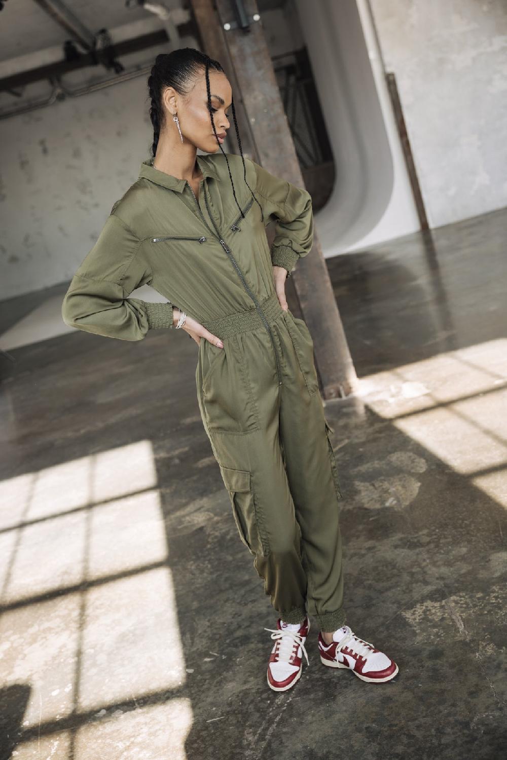 freeman t. porter Cartie Silken Combinaison cargo Femme four leaf clover