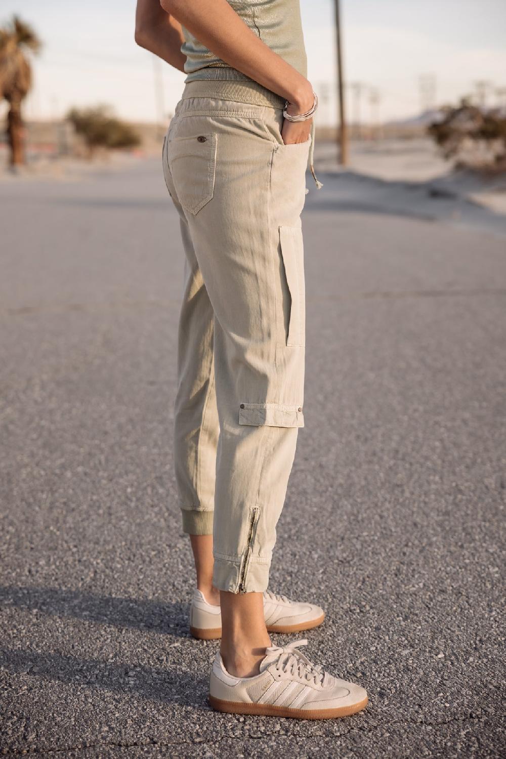 Freeman T. Porter Celine Jazz Pantalon Cargo Femme Desert Sage