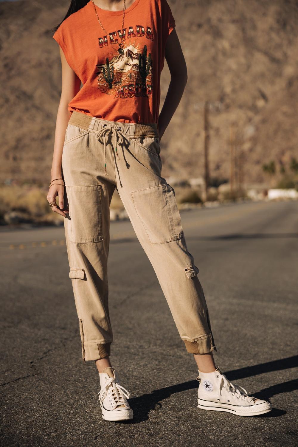 freeman t. porter Celine Jazz Pantalon cargo Femme irish cream