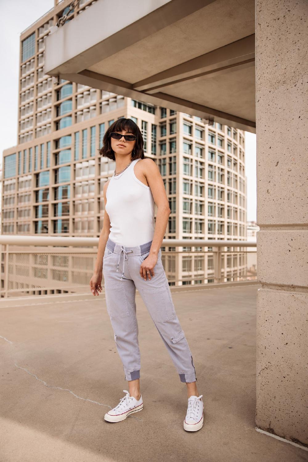 Freeman T. Porter Celine Jazz Pantalon Cargo Femme Jacaranda